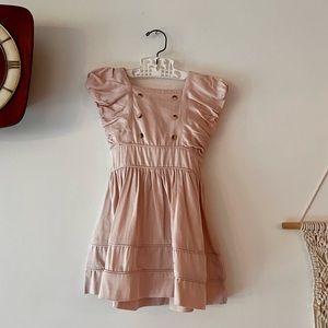 2T Blush Kate Quinn Organics Dress w/ button detail